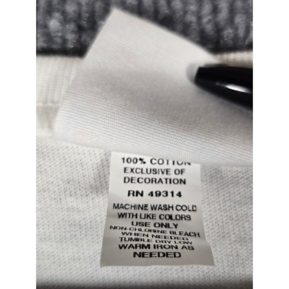 Bentley Falcons College Champion T Shirt Mens X Large White Graphic - Picture 5 of 6